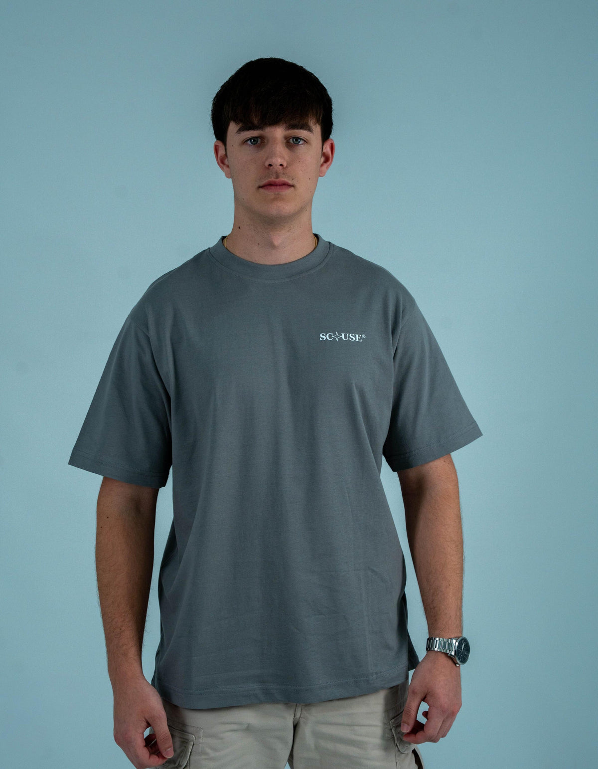 Camiseta gris plomo FAVOUR ( disponible en tienda física )