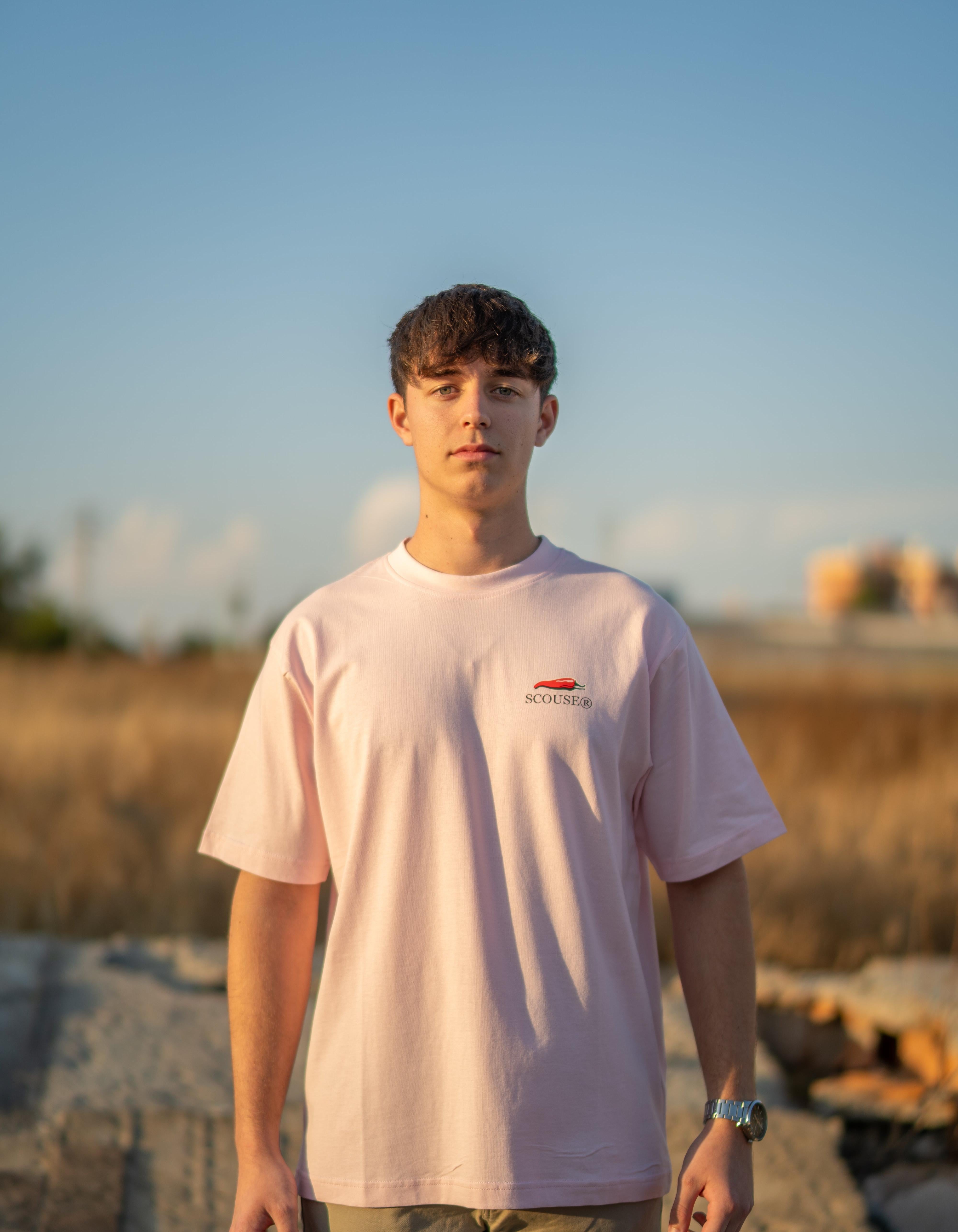 CAMISETA COLOR ROSA CLARITO ` SPICY ´