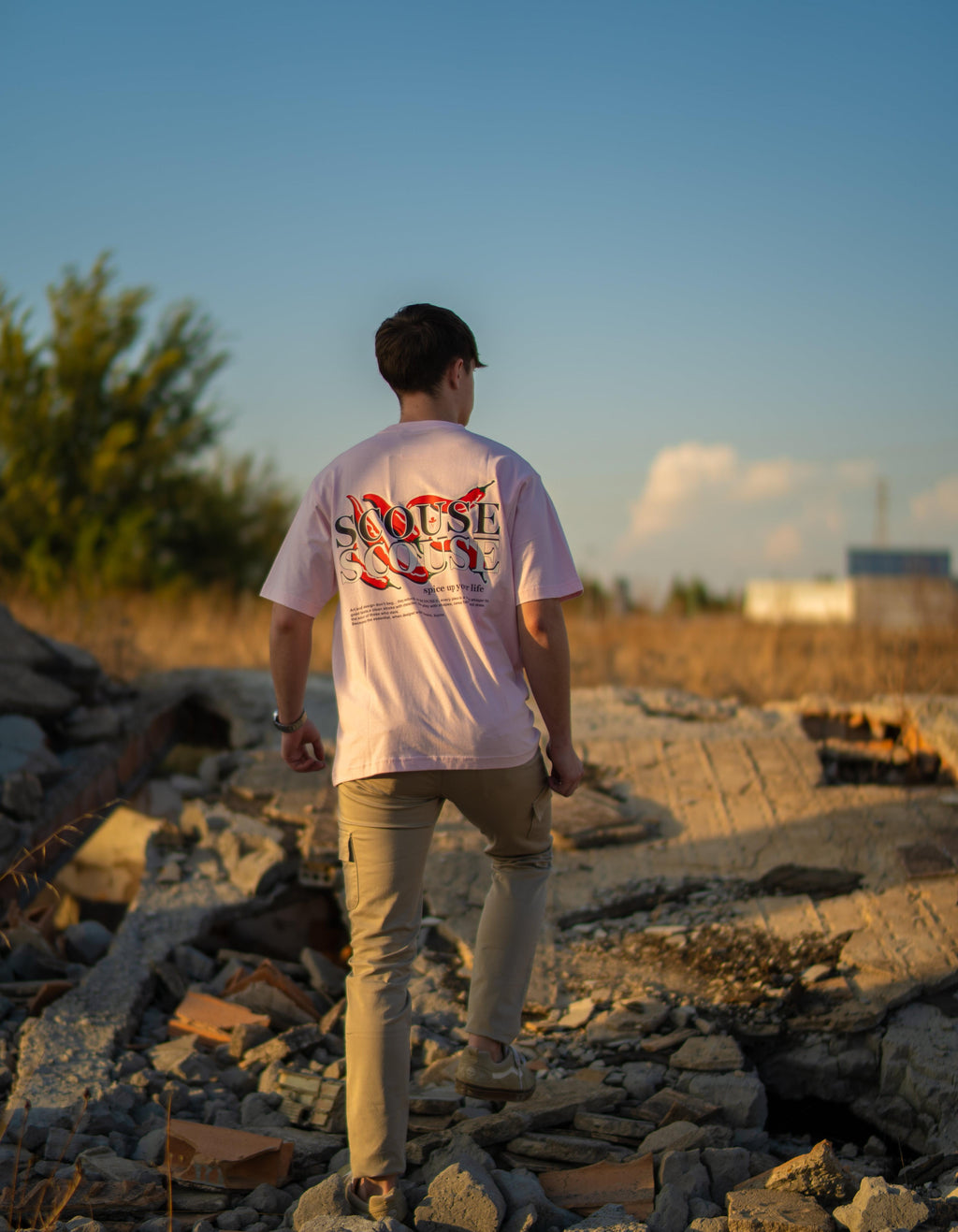 Camiseta rosa clarito `Spice´