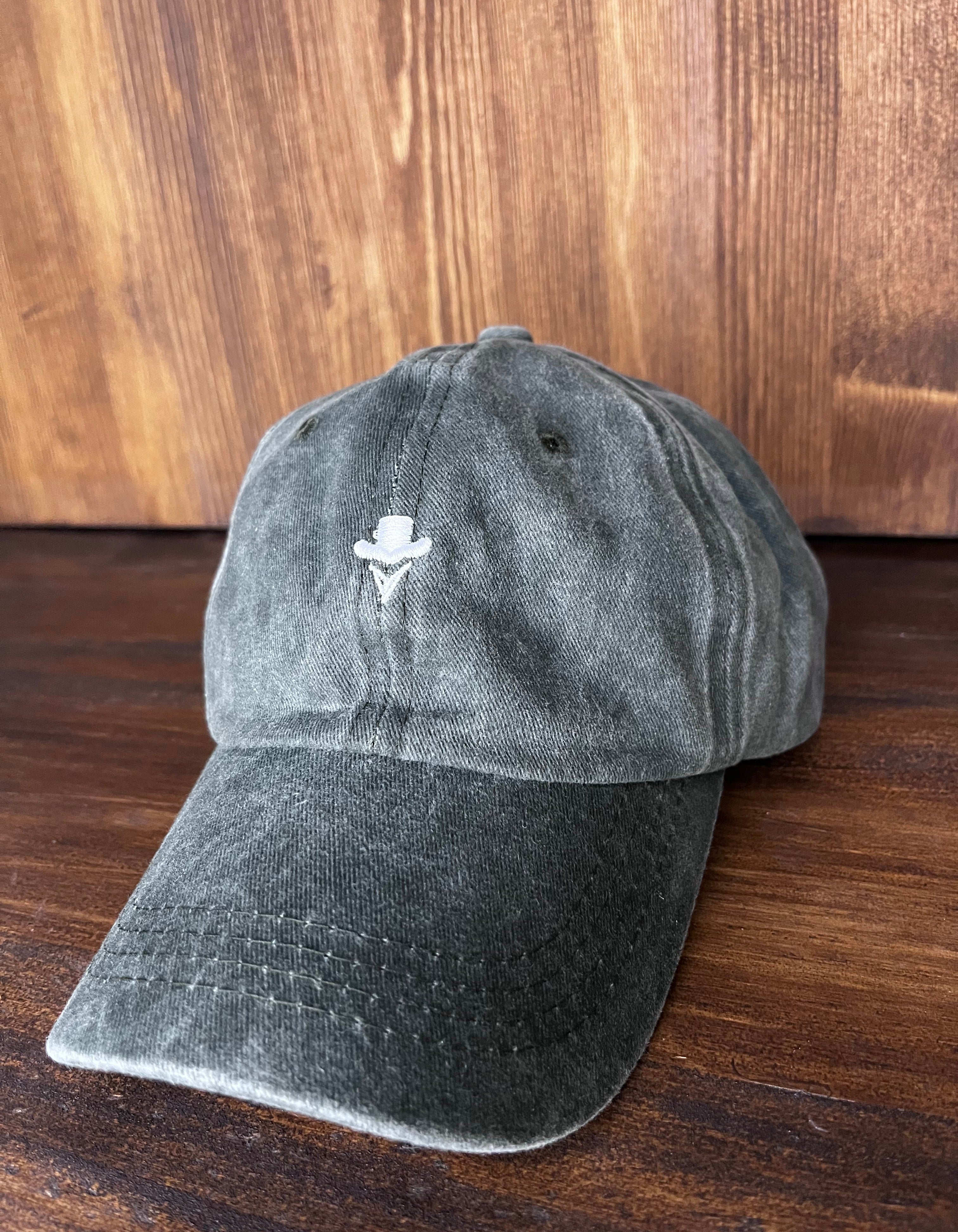 Gorra verde efecto lavado logo bordado scouse