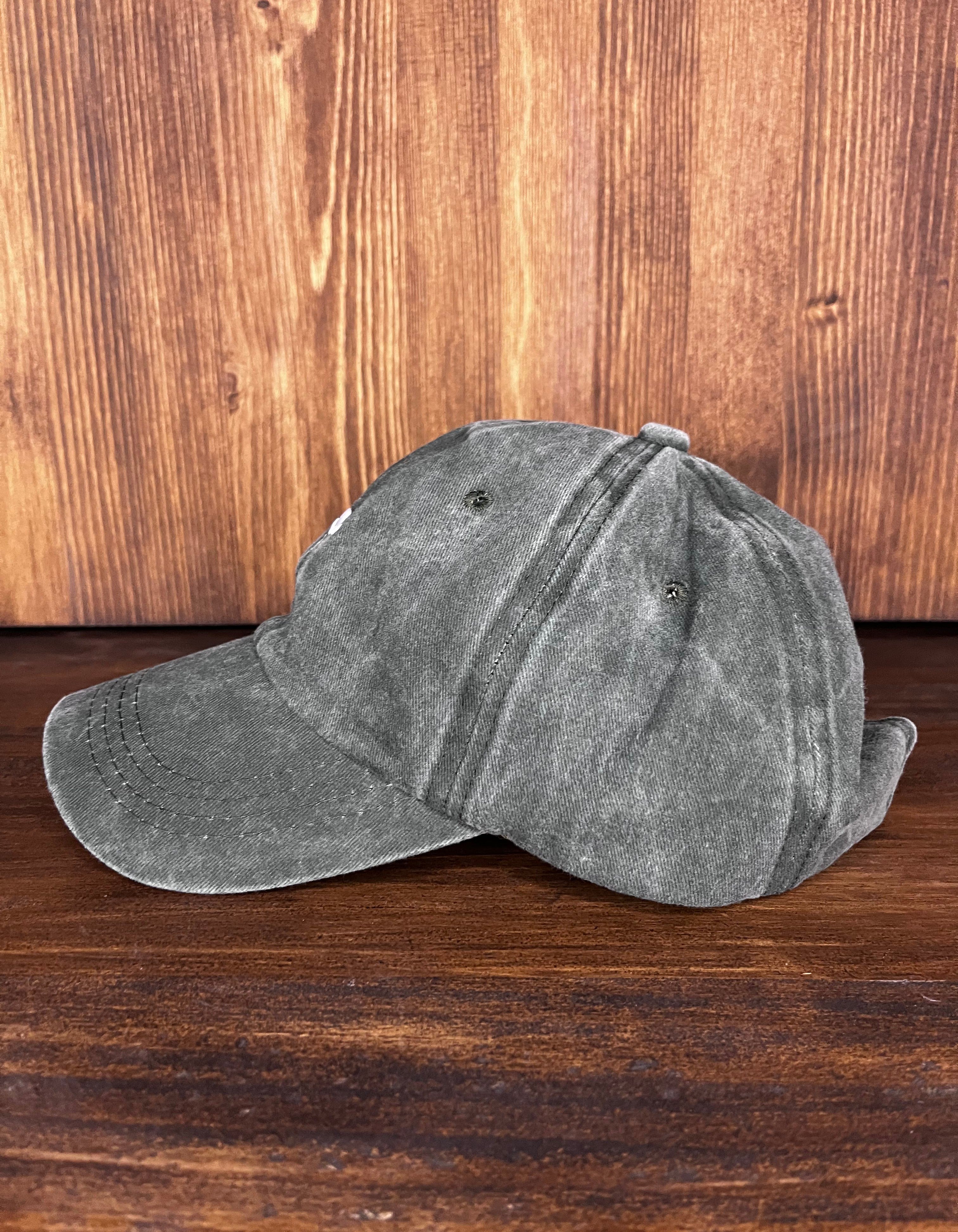 Gorra verde efecto lavado logo bordado scouse