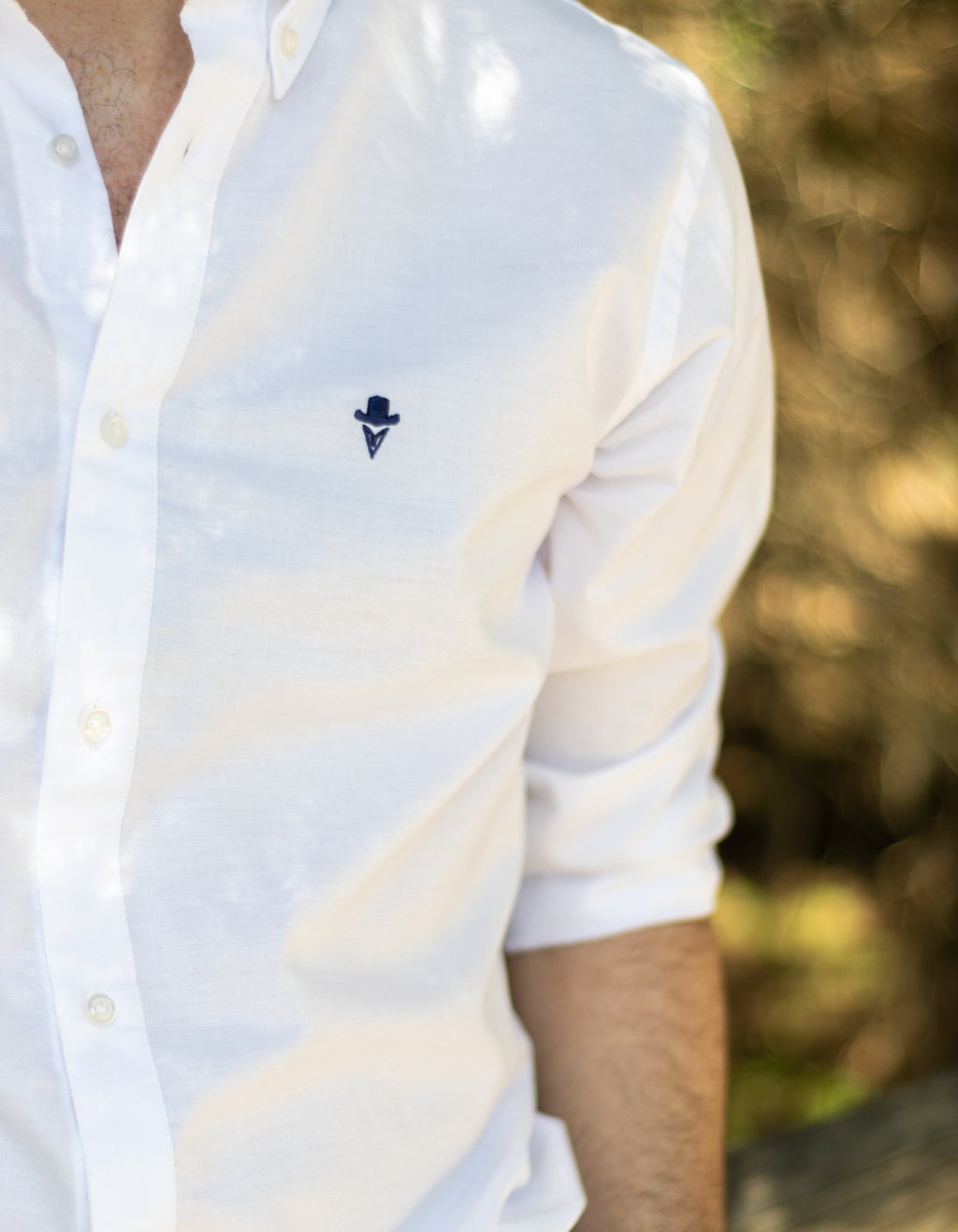 Camisa Sport Blanca oxford